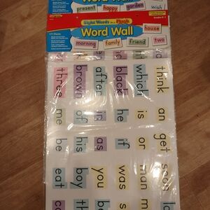 Sight Words Flash Word Wall